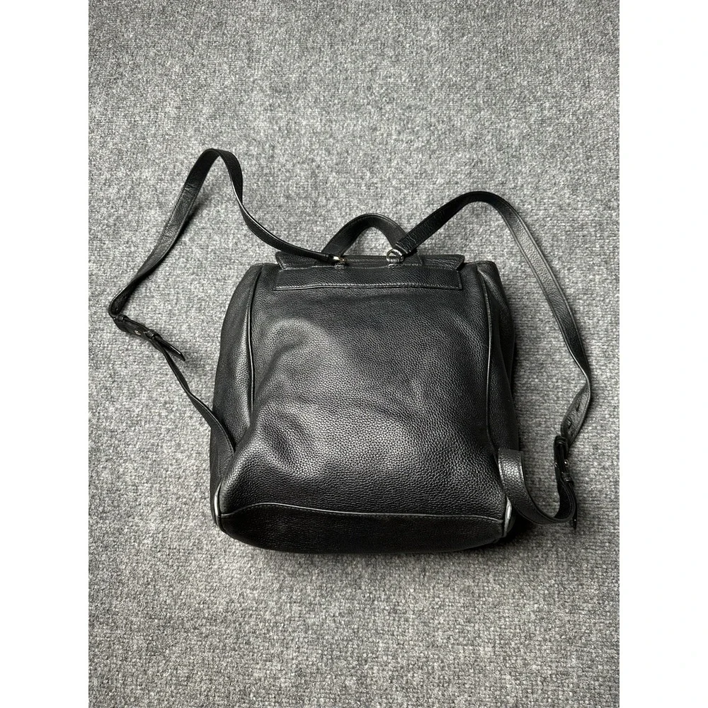 Womens Leather Tory Burch Black Backpack Shoulder‎ Bag, Size One Size